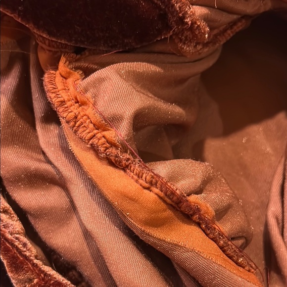 We The Free Free People Velvet Joggers with Billowy Silhouette. NEW. Boho - Picture 5 of 11